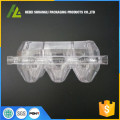 Clear plastic eggs packing tray